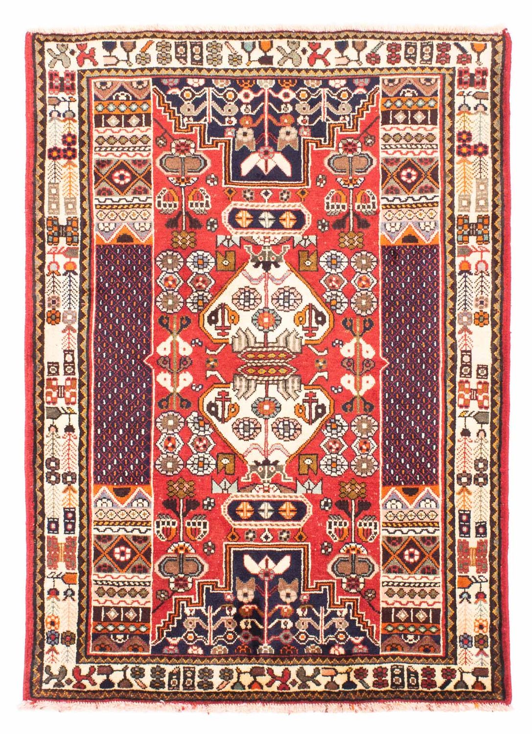 Alfombra persa - Nómada - 168 x 113 cm - rojo