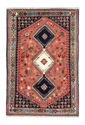 Alfombra persa - Nómada - 150 x 101 cm - azul oscuro