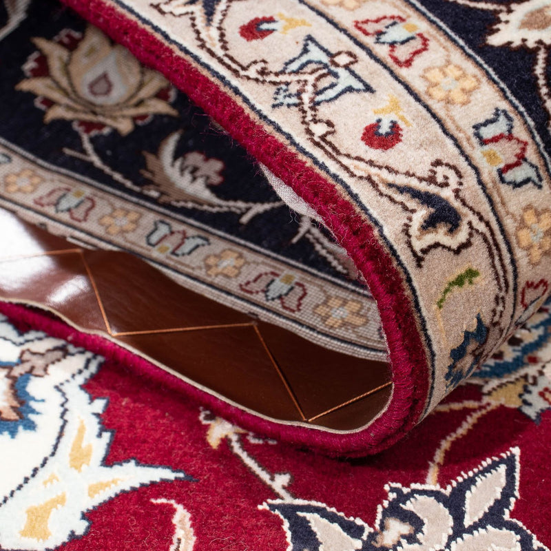 Alfombra Persa - Tabriz - Real - 195 x 153 cm - rojo oscuro