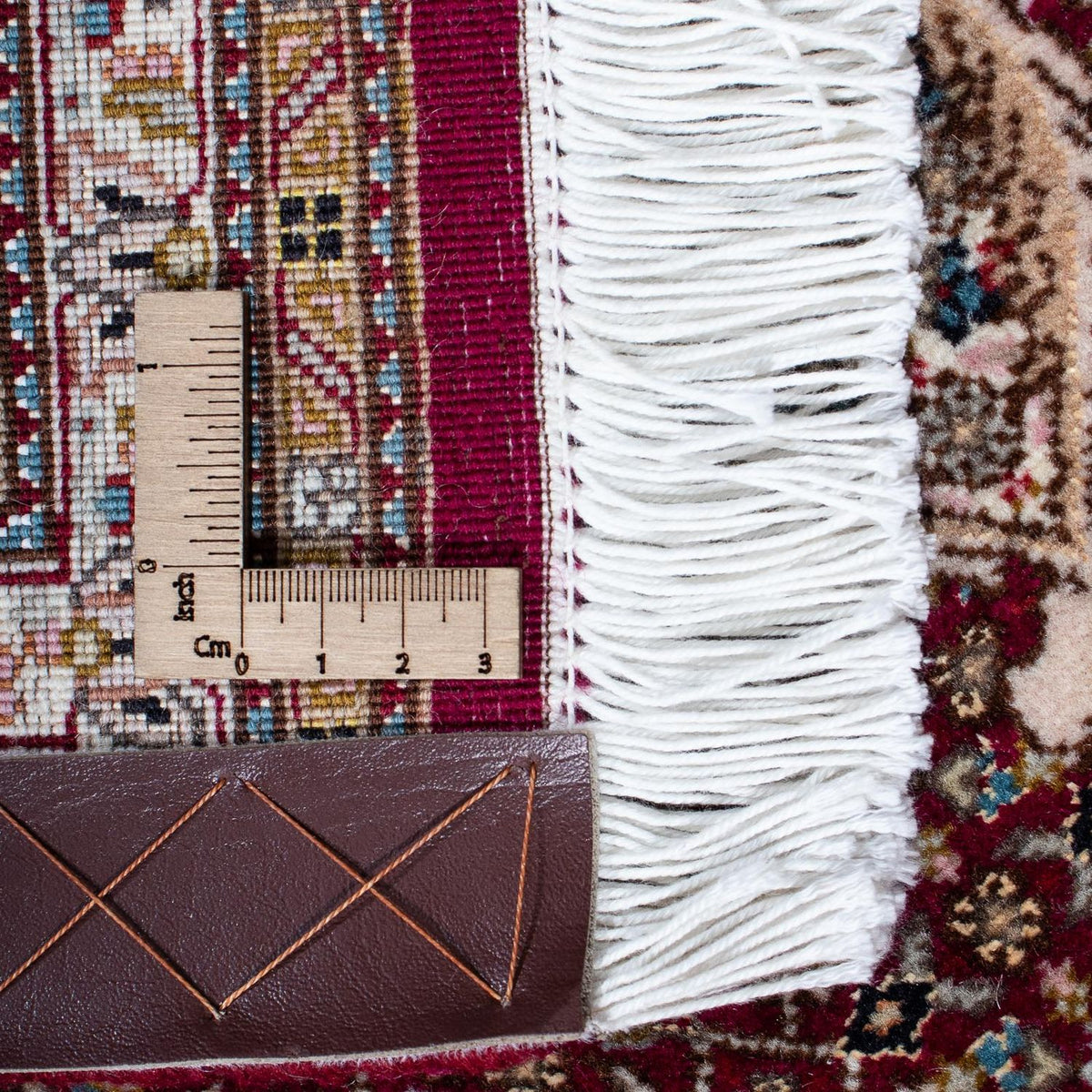 Alfombra persa - Tabriz - 303 x 204 cm - rojo oscuro