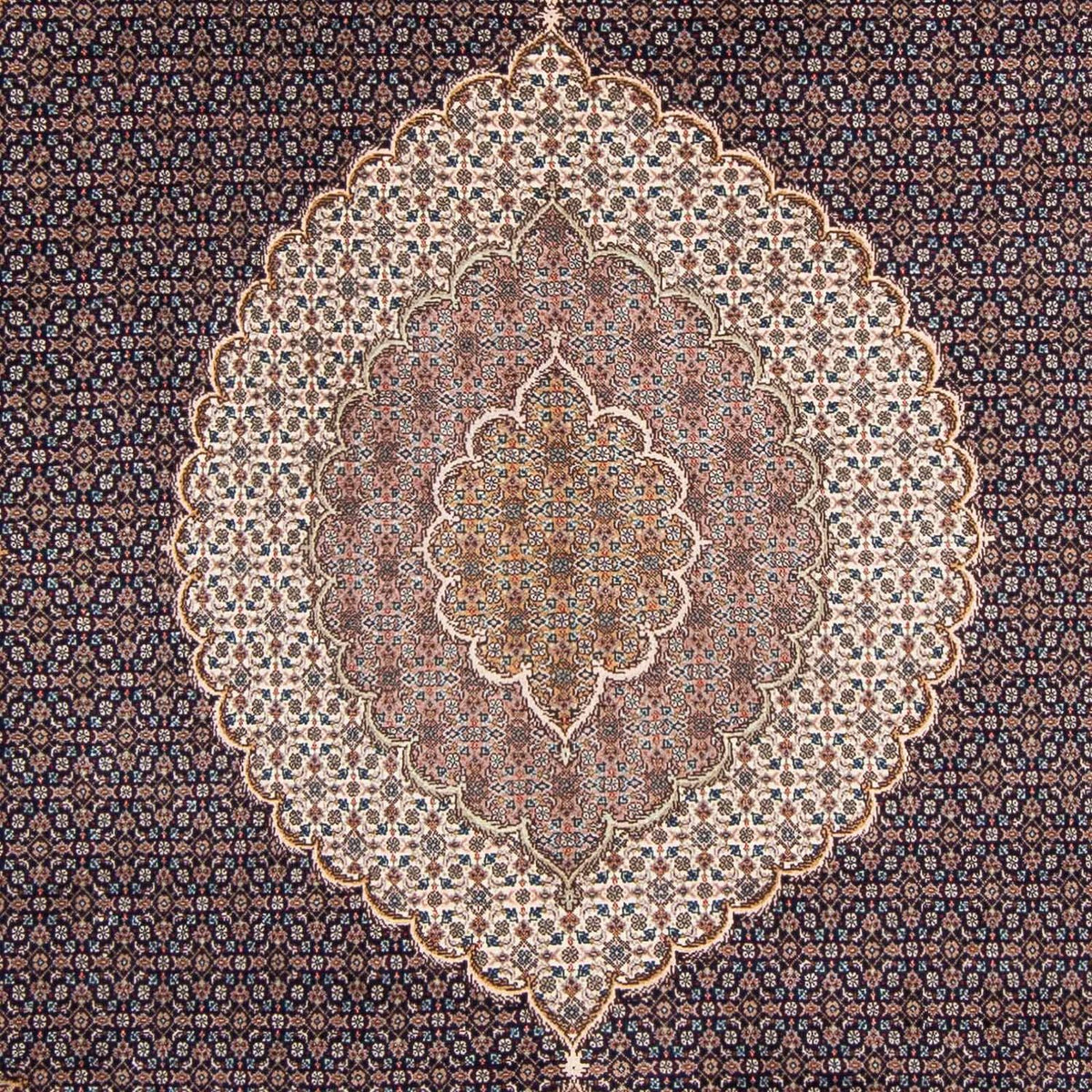 Alfombra persa - Tabriz - 295 x 203 cm - azul oscuro