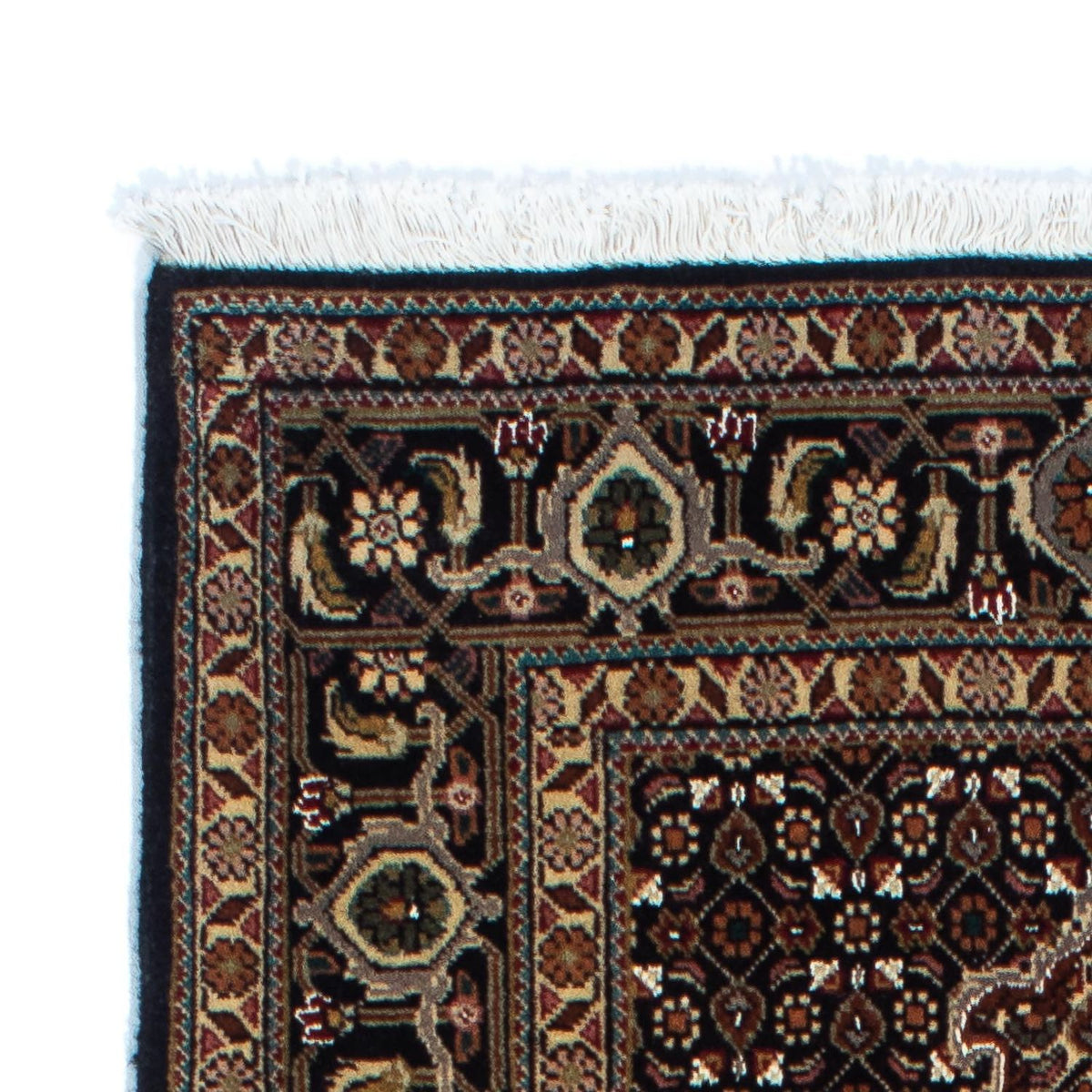 Alfombra de pasillo Alfombra persa - Tabriz - 201 x 77 cm - azul oscuro