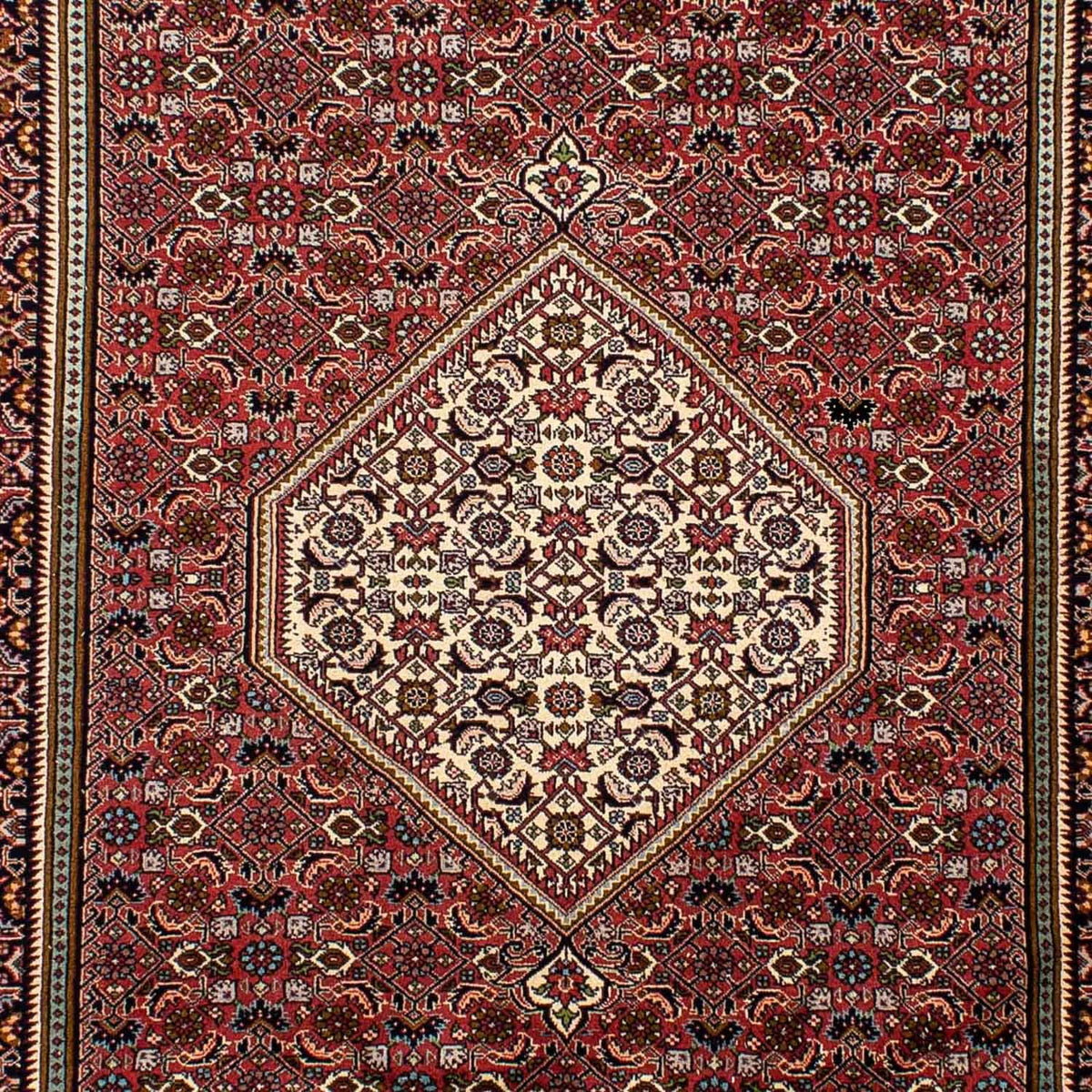 Alfombra persa - Bidjar - 288 x 195 cm - rojo claro