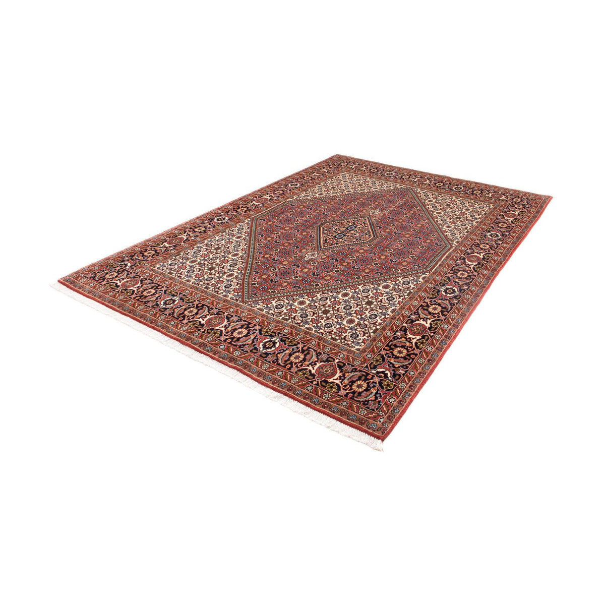 Alfombra persa - Bidjar - 250 x 171 cm - rojo claro