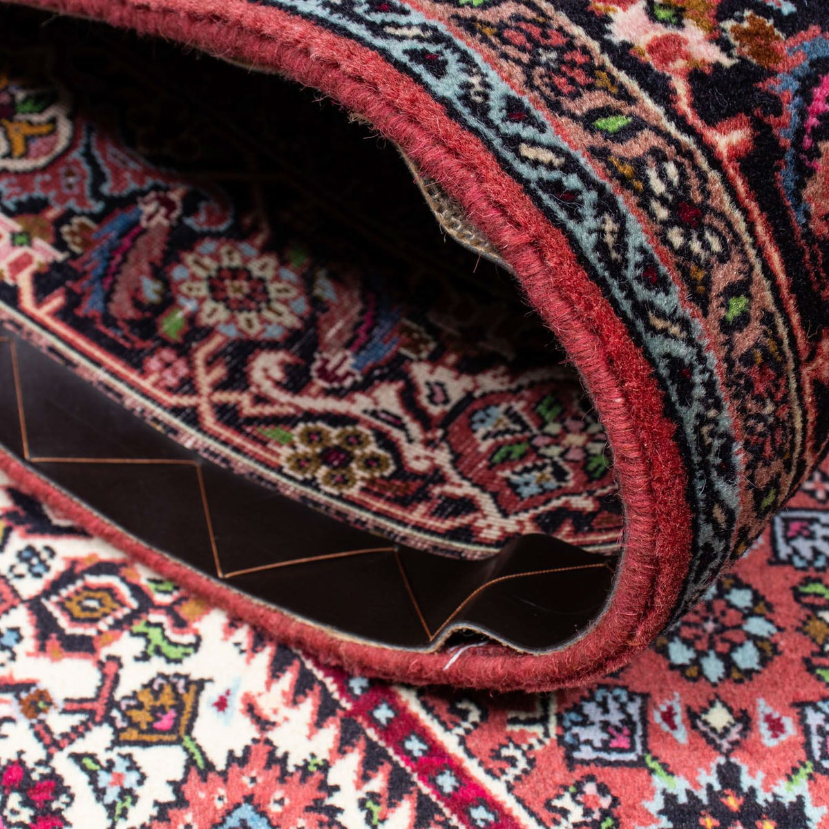 Alfombra persa - Bidjar - 212 x 140 cm - rojo