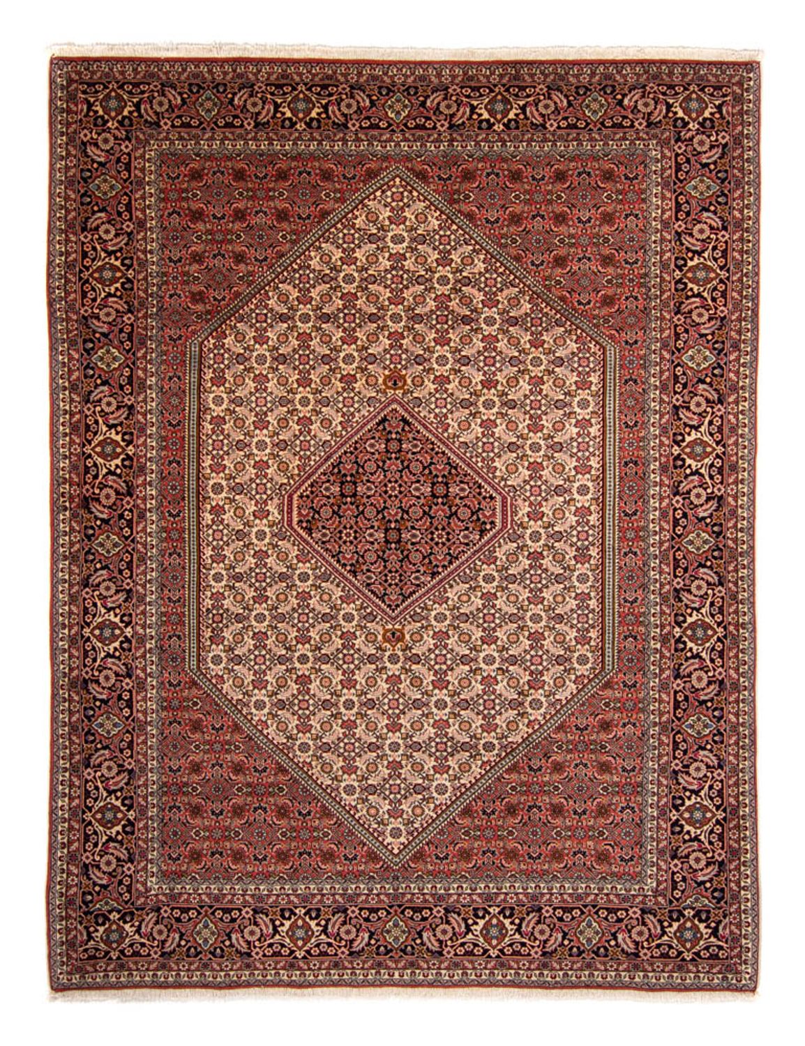 Alfombra persa - Bidjar - 330 x 247 cm - rojo claro