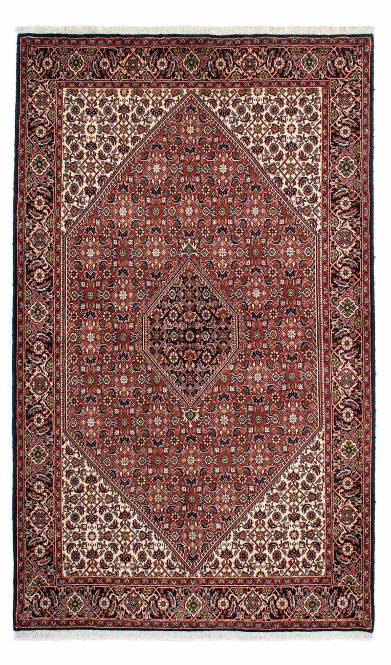 Alfombra persa - Bidjar - 228 x 139 cm - rojo