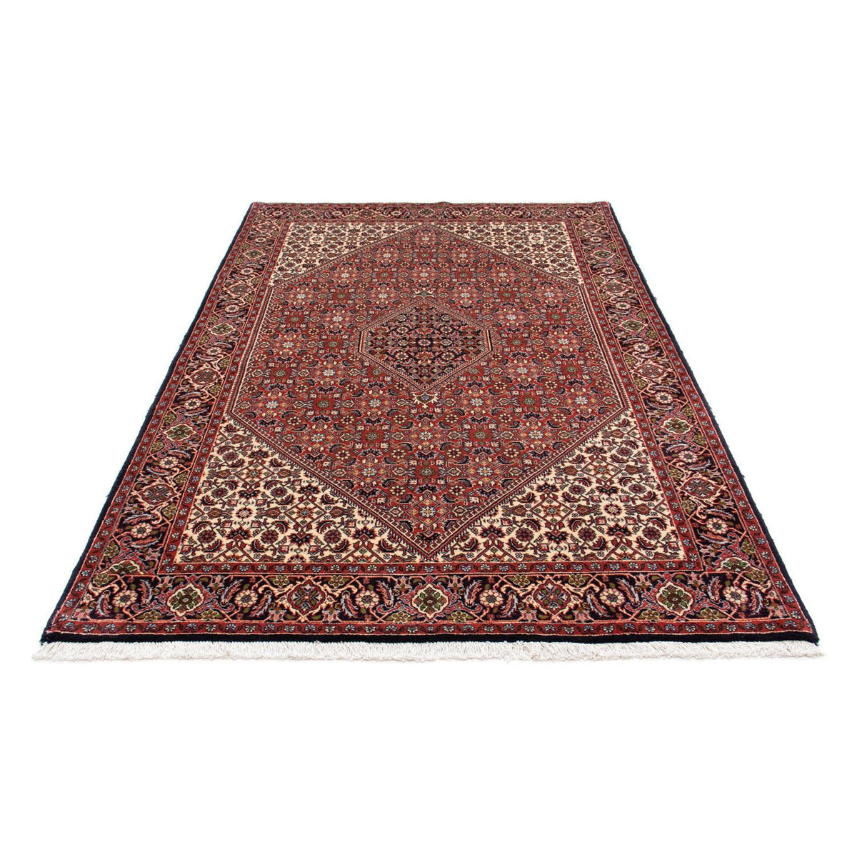 Alfombra persa - Bidjar - 228 x 139 cm - rojo