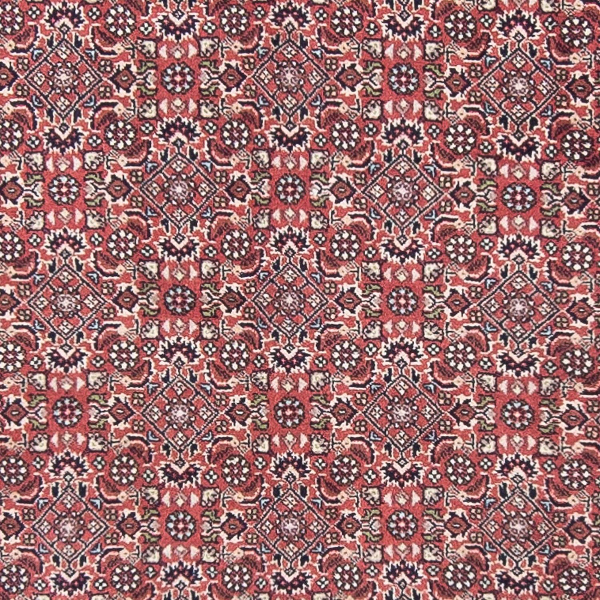 Alfombra de pasillo Alfombra persa - Bidjar - 400 x 88 cm - rojo claro
