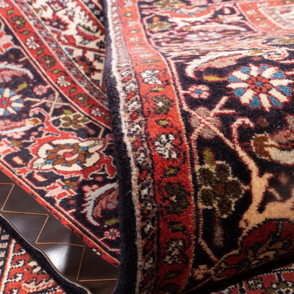 Alfombra persa - Bidjar - 242 x 173 cm - rojo claro