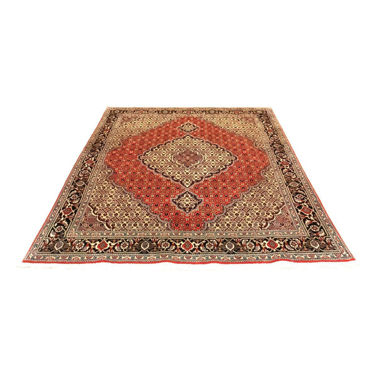 Alfombra Persa - Tabriz - Real - 197 x 148 cm - óxido