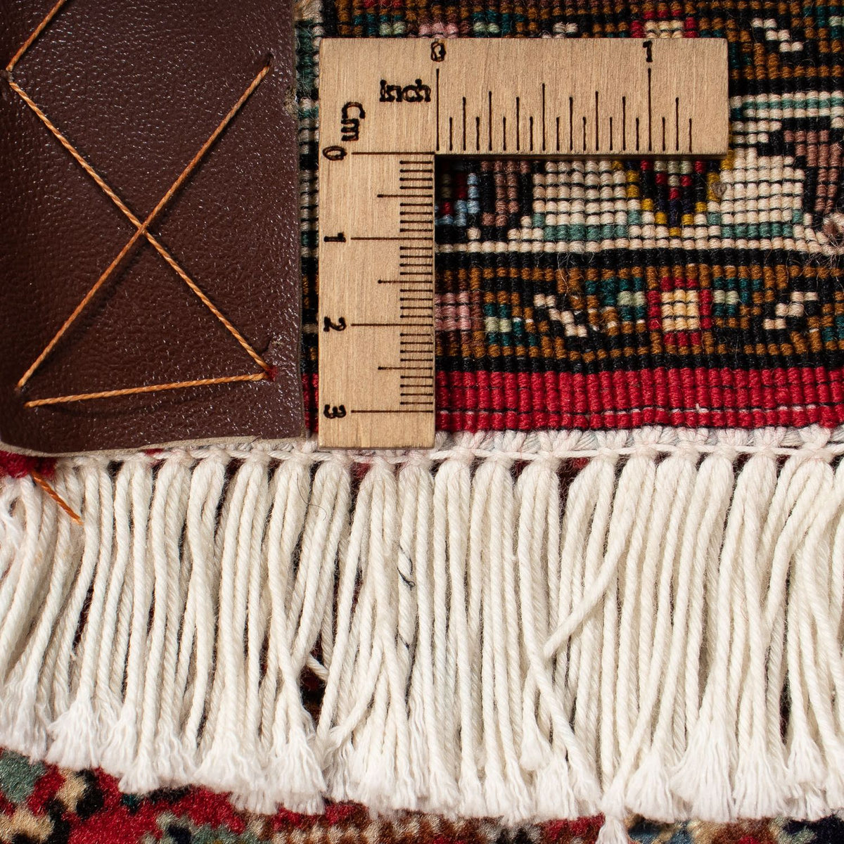 Alfombra persa - Tabriz cuadrado  - 203 x 200 cm - rojo