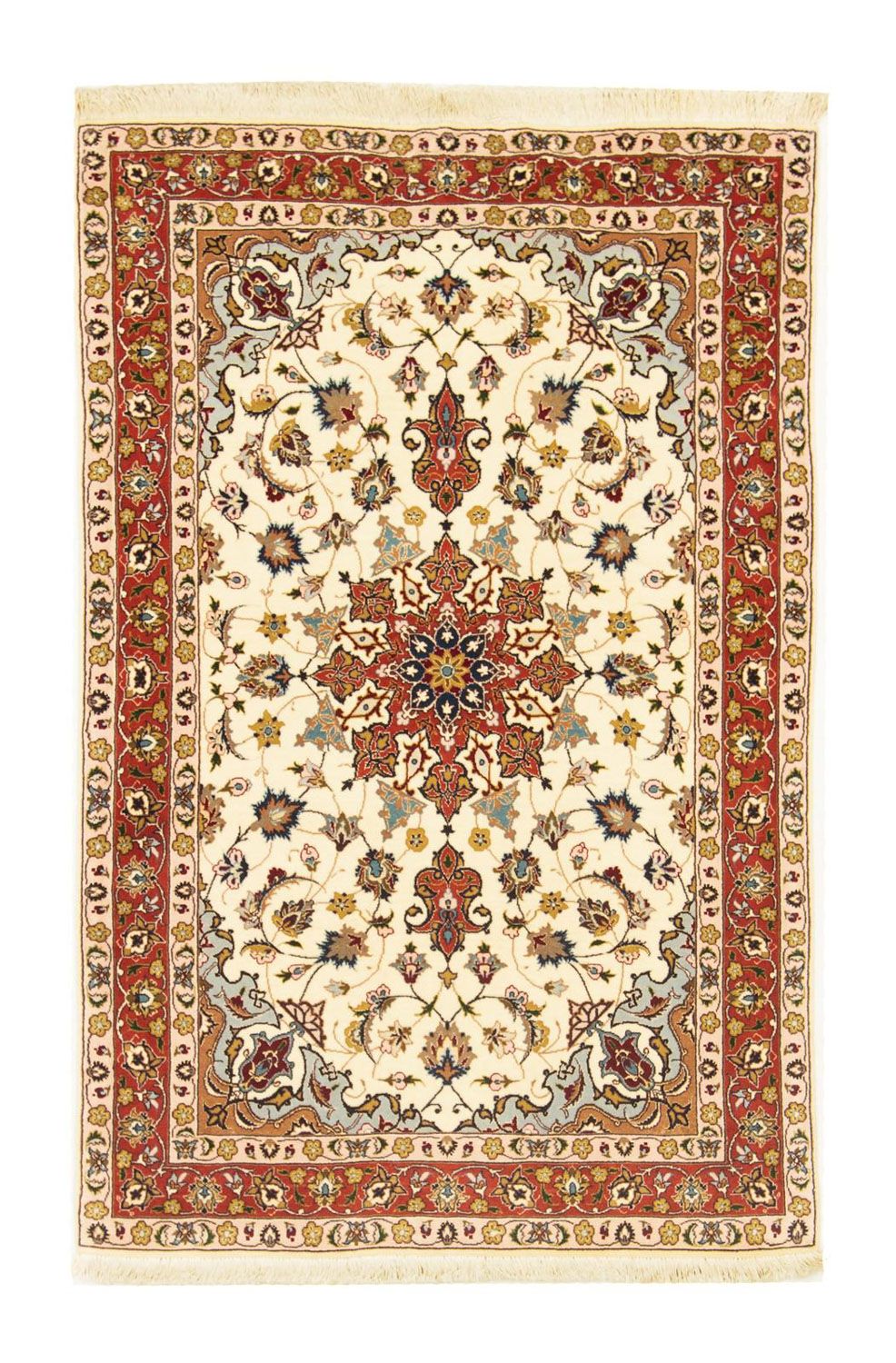 Alfombra Persa - Tabriz - Real - 153 x 100 cm - beige
