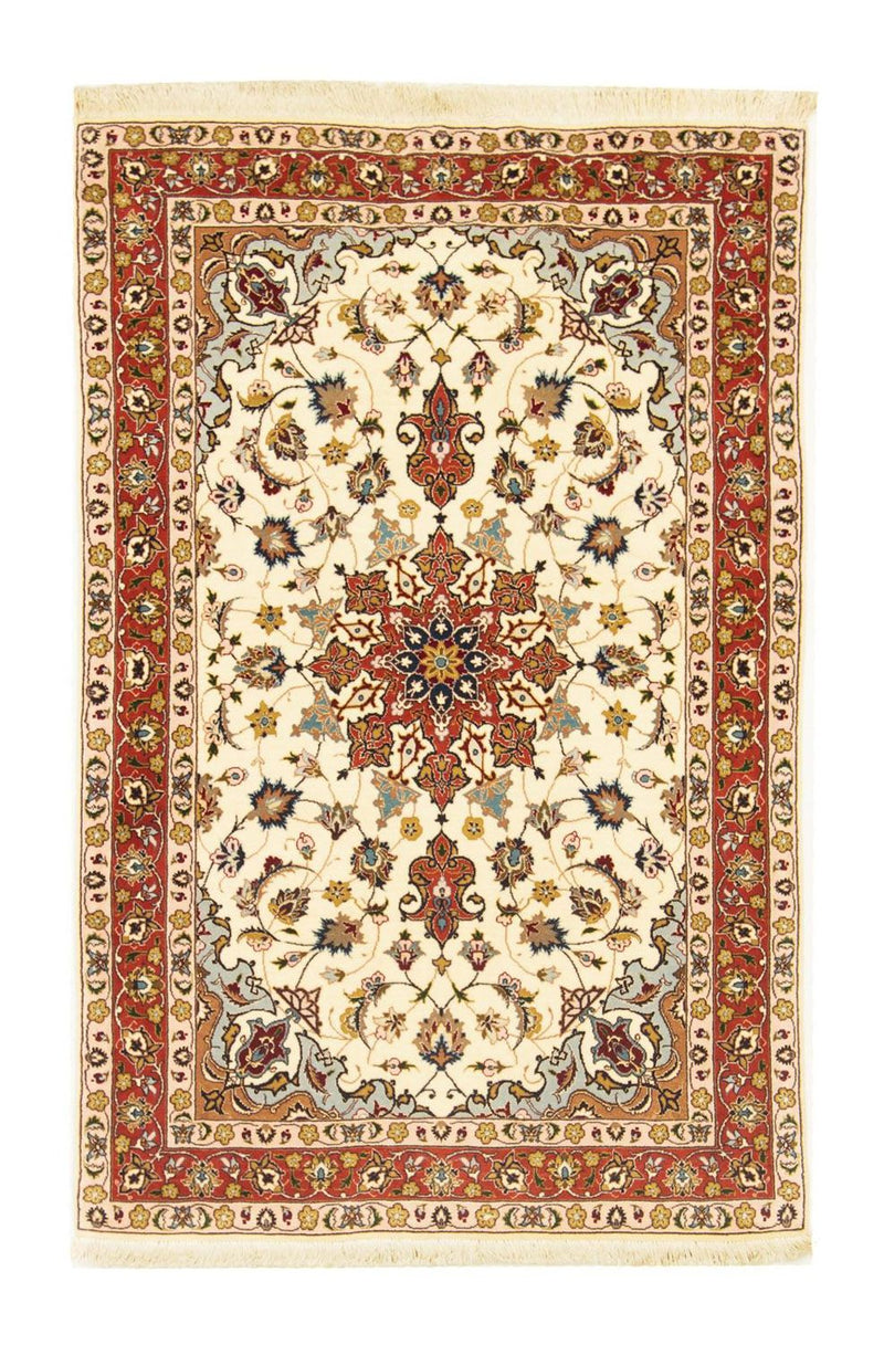Alfombra Persa - Tabriz - Real - 153 x 100 cm - beige