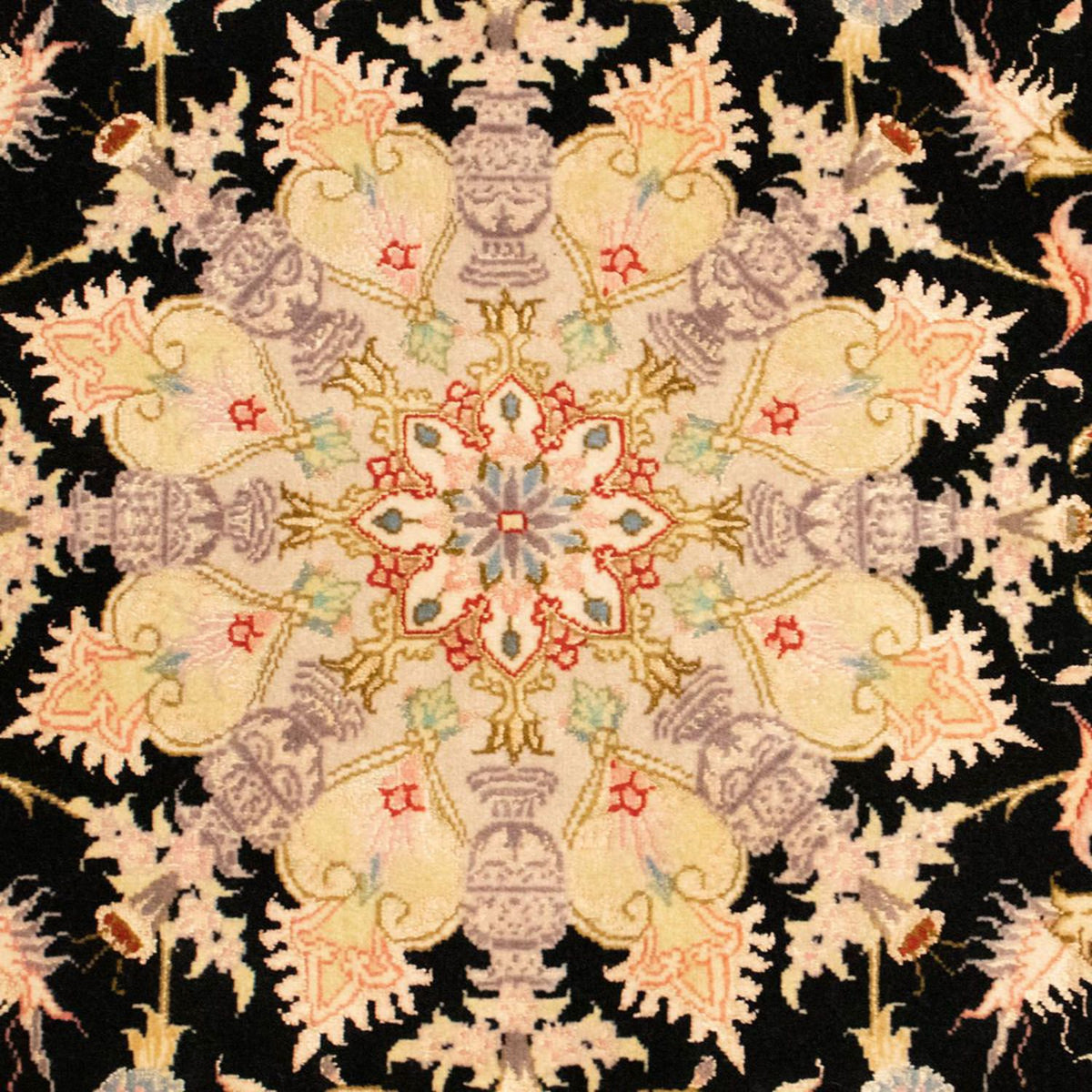 Alfombra Persa - Tabriz - Real - 152 x 101 cm - negro