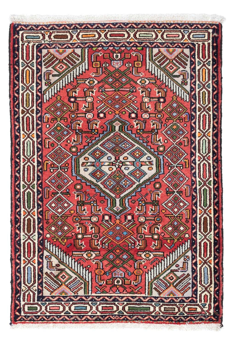 Alfombra persa - Nómada - 125 x 80 cm - rojo