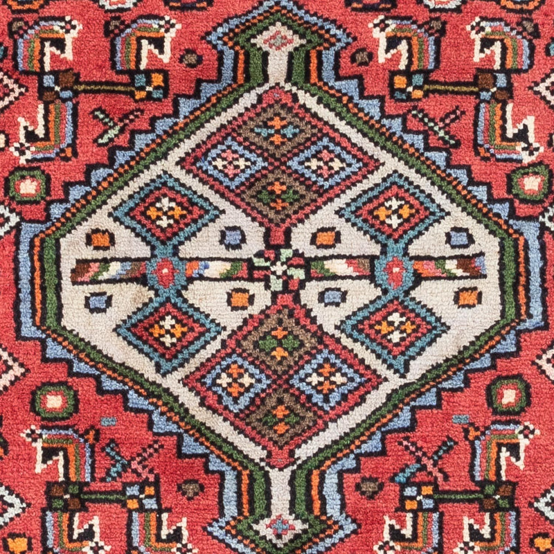 Alfombra persa - Nómada - 125 x 80 cm - rojo