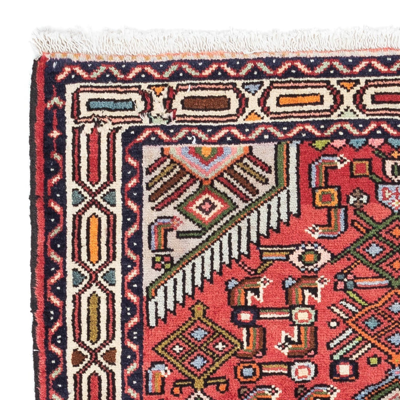 Alfombra persa - Nómada - 125 x 80 cm - rojo