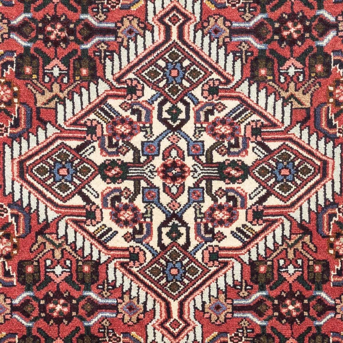 Alfombra persa - Nómada - 125 x 80 cm - rojo claro