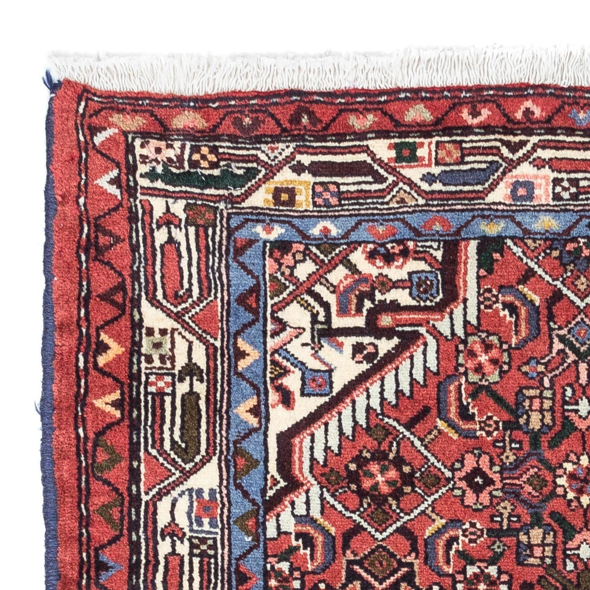 Alfombra persa - Nómada - 125 x 80 cm - rojo claro
