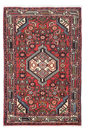Alfombra persa - Nómada - 125 x 80 cm - rojo
