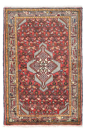 Alfombra persa - Nómada - 125 x 80 cm - rojo claro