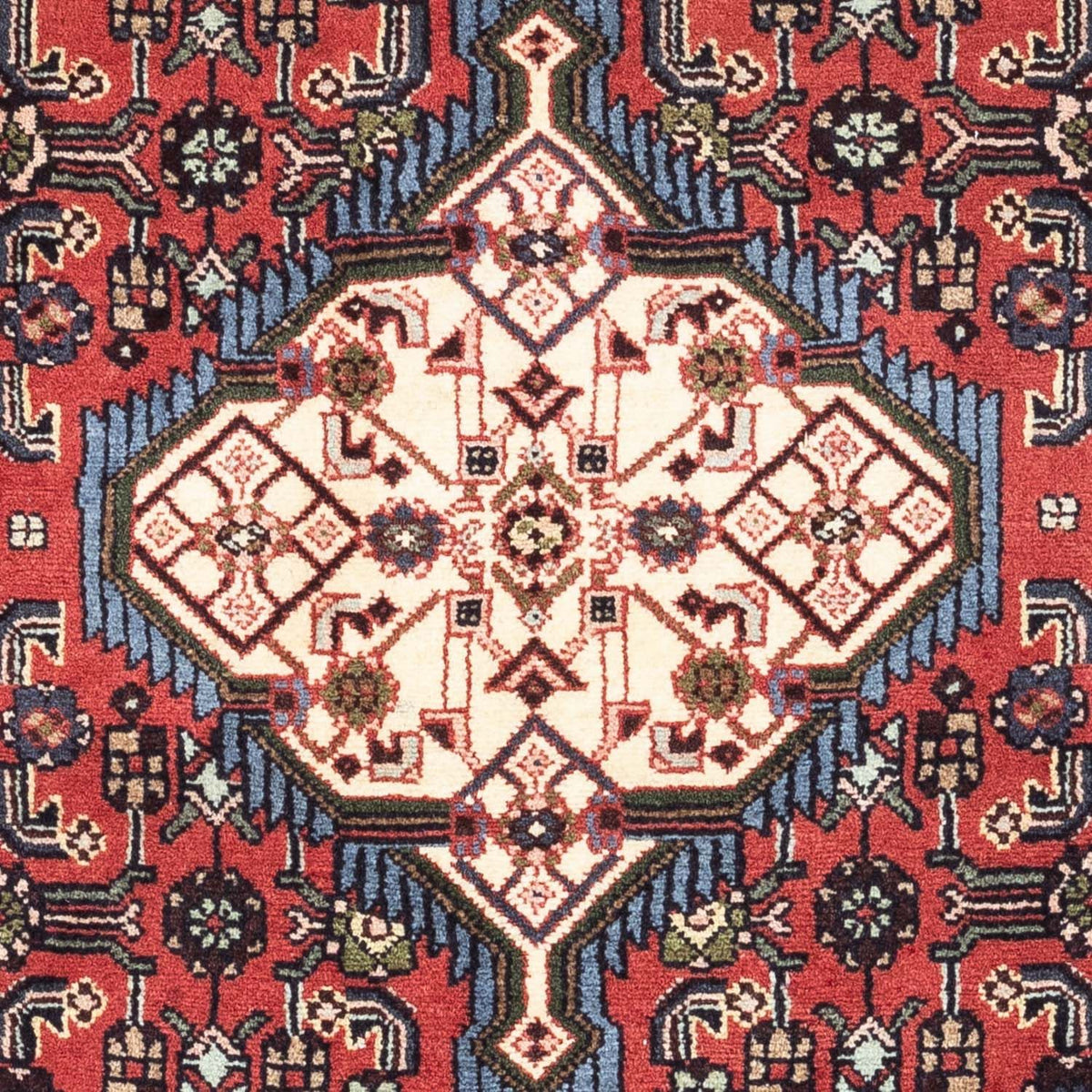 Alfombra persa - Nómada - 125 x 80 cm - rojo