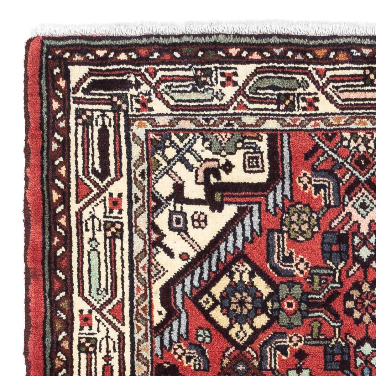 Alfombra persa - Nómada - 125 x 80 cm - rojo