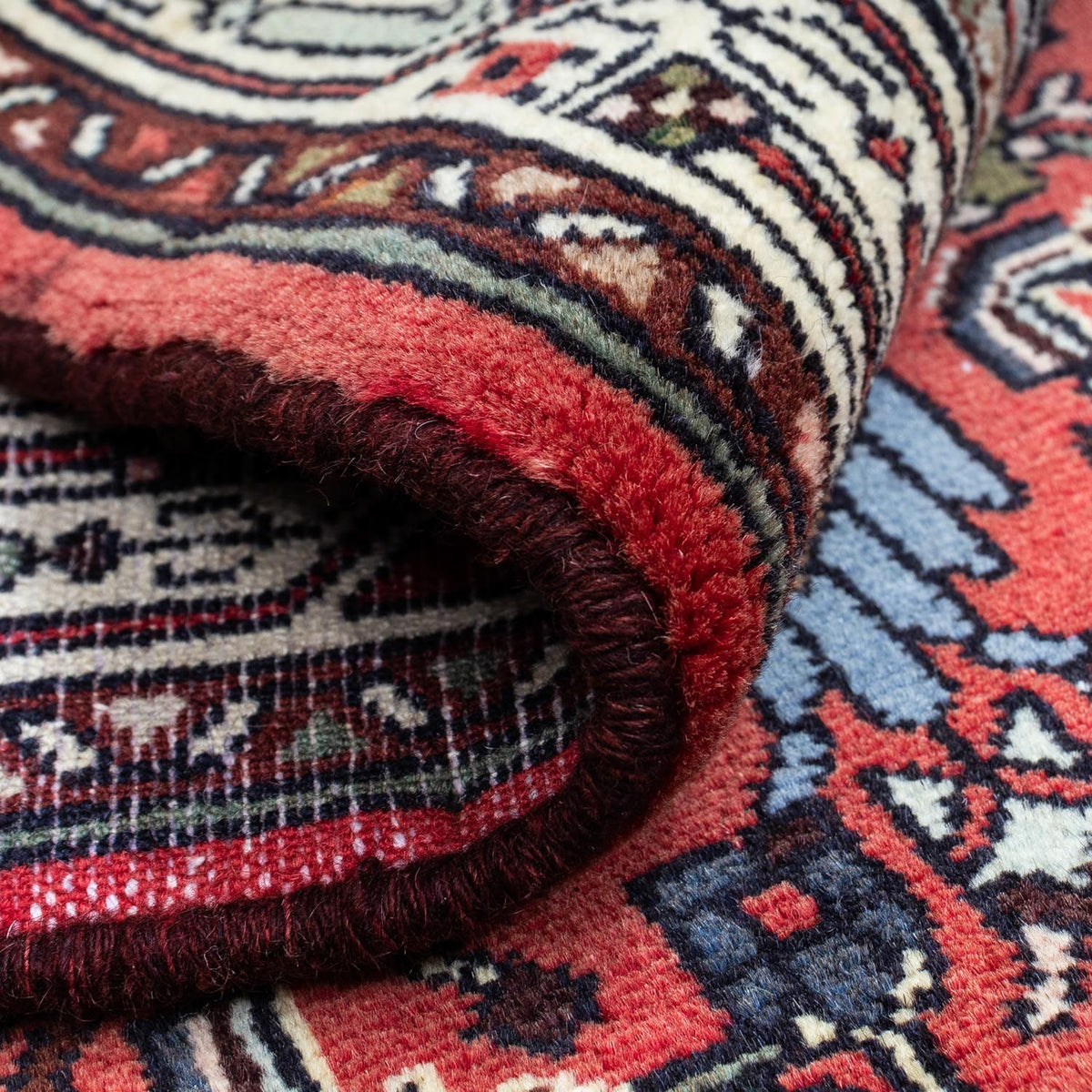 Alfombra persa - Nómada - 125 x 80 cm - rojo