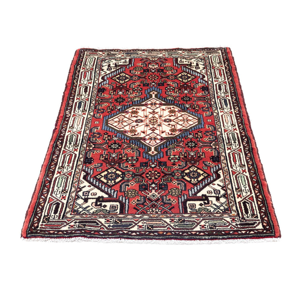 Alfombra persa - Nómada - 125 x 80 cm - rojo