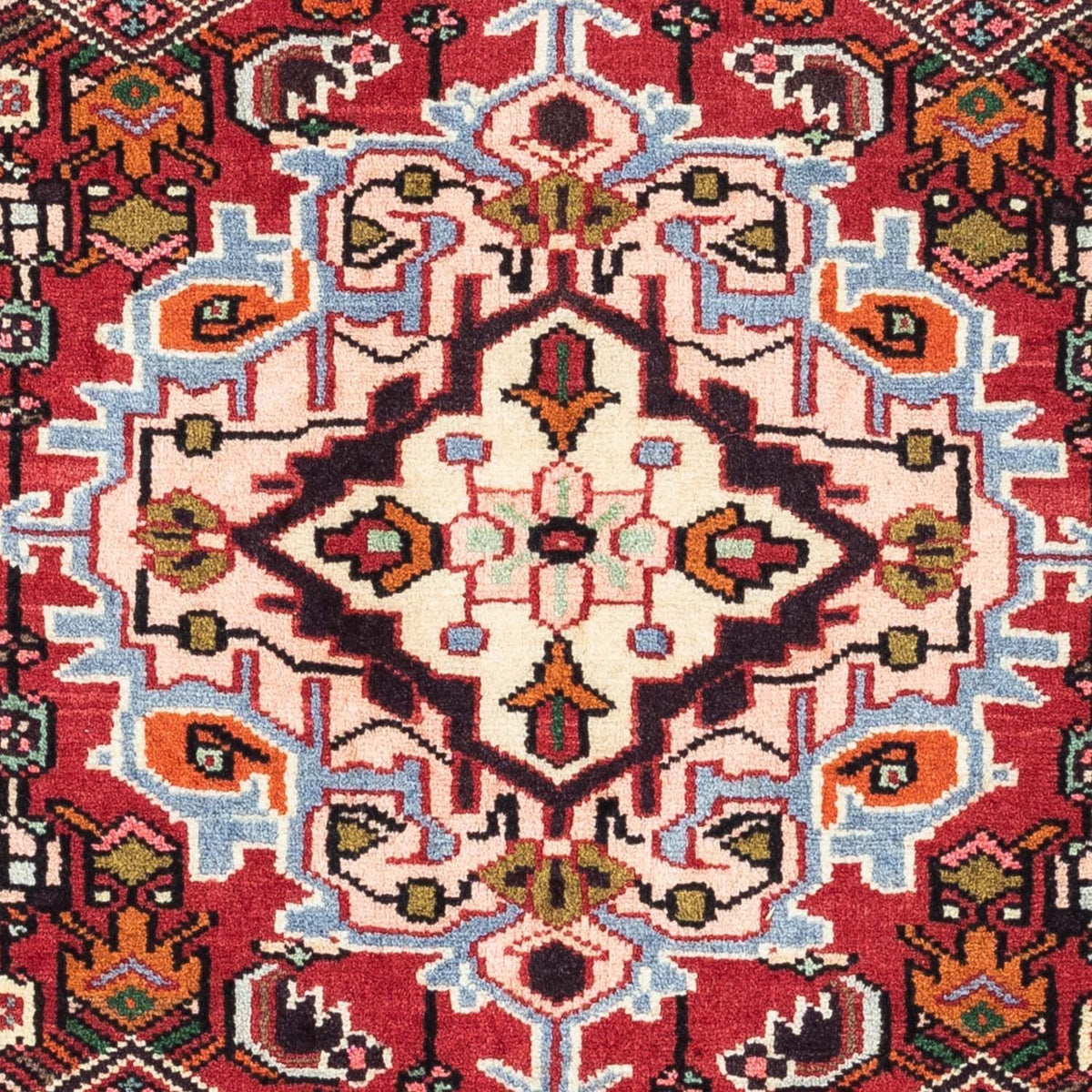 Alfombra persa - Nómada - 125 x 80 cm - rojo