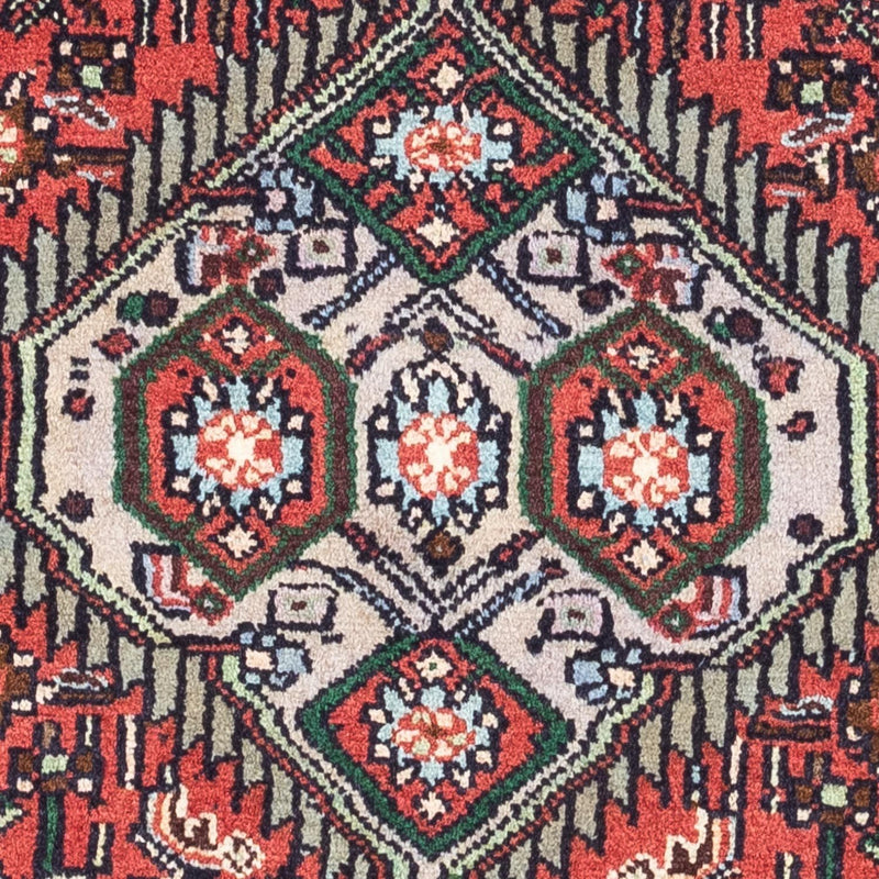 Alfombra persa - Nómada - 125 x 80 cm - rojo claro