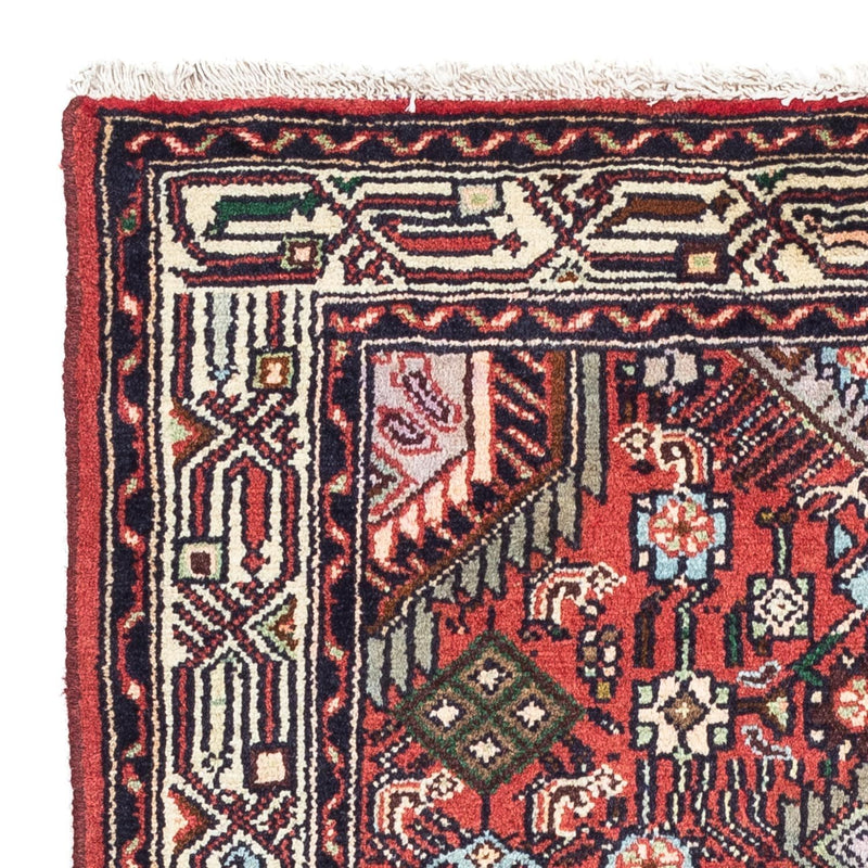 Alfombra persa - Nómada - 125 x 80 cm - rojo claro