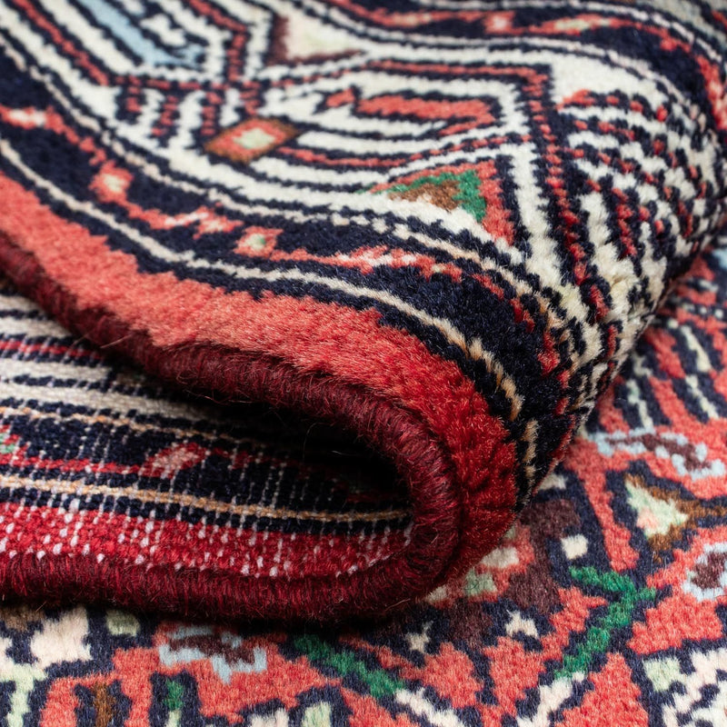 Alfombra persa - Nómada - 125 x 80 cm - rojo claro