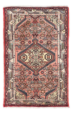 Alfombra persa - Nómada - 125 x 80 cm - rojo claro