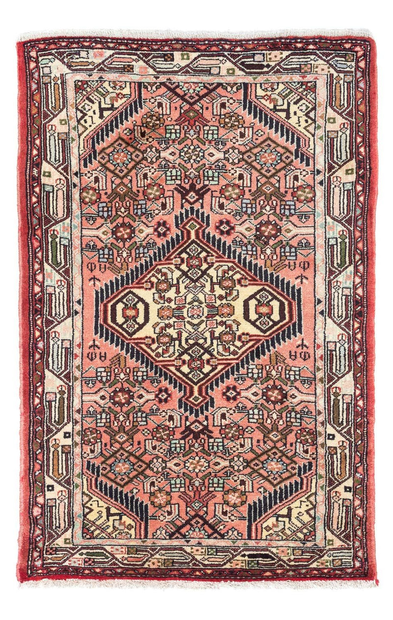 Alfombra persa - Nómada - 125 x 80 cm - rojo claro
