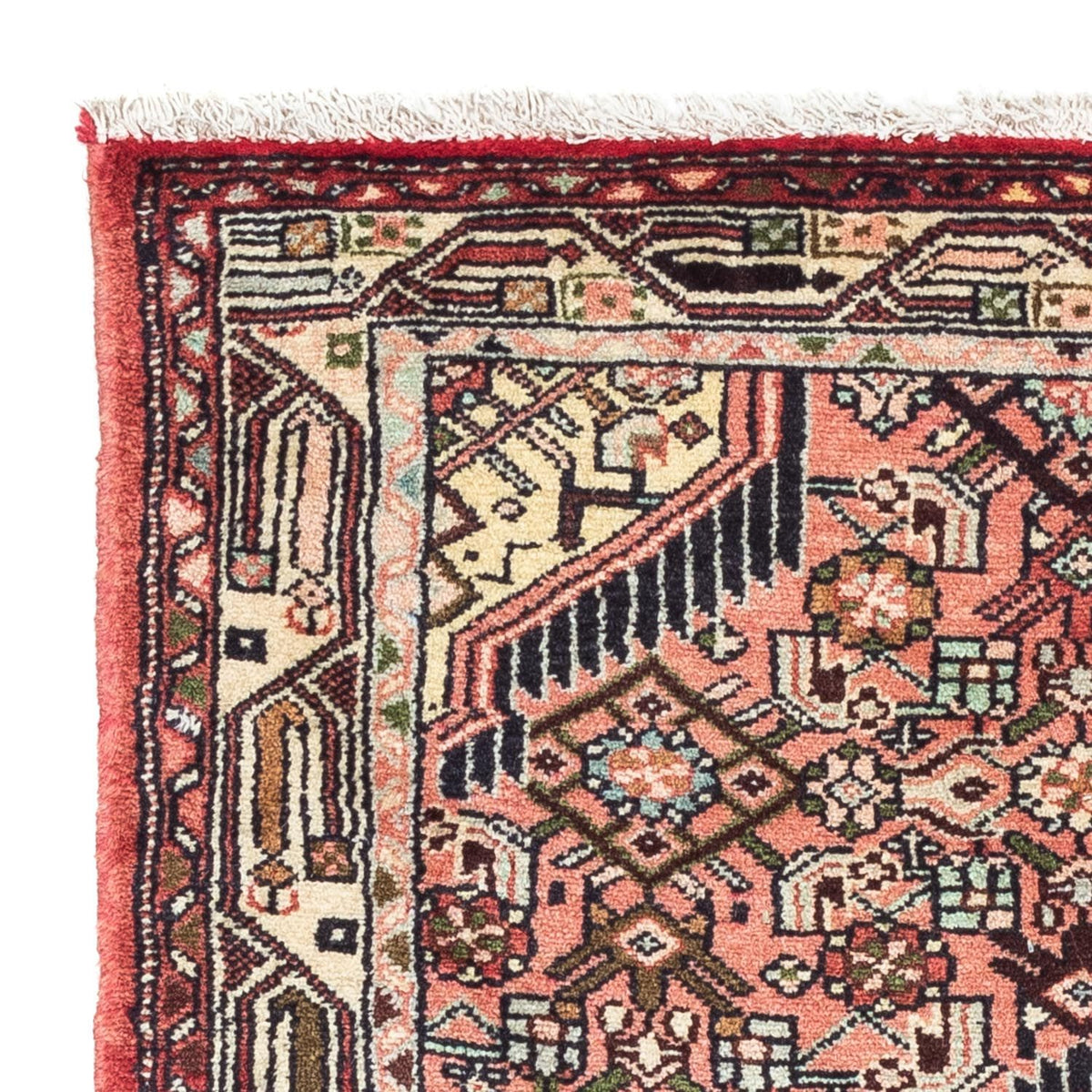 Alfombra persa - Nómada - 125 x 80 cm - rojo claro