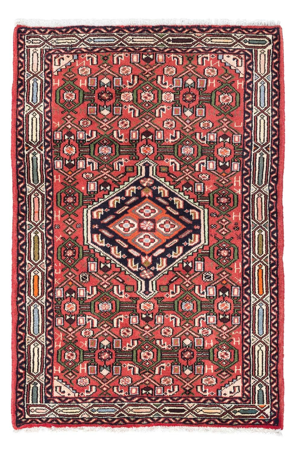 Alfombra persa - Nómada - 125 x 80 cm - rojo