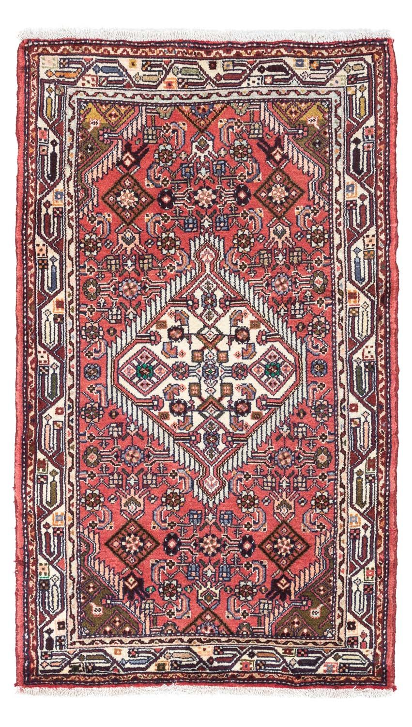 Alfombra persa - Nómada - 125 x 80 cm - rojo claro