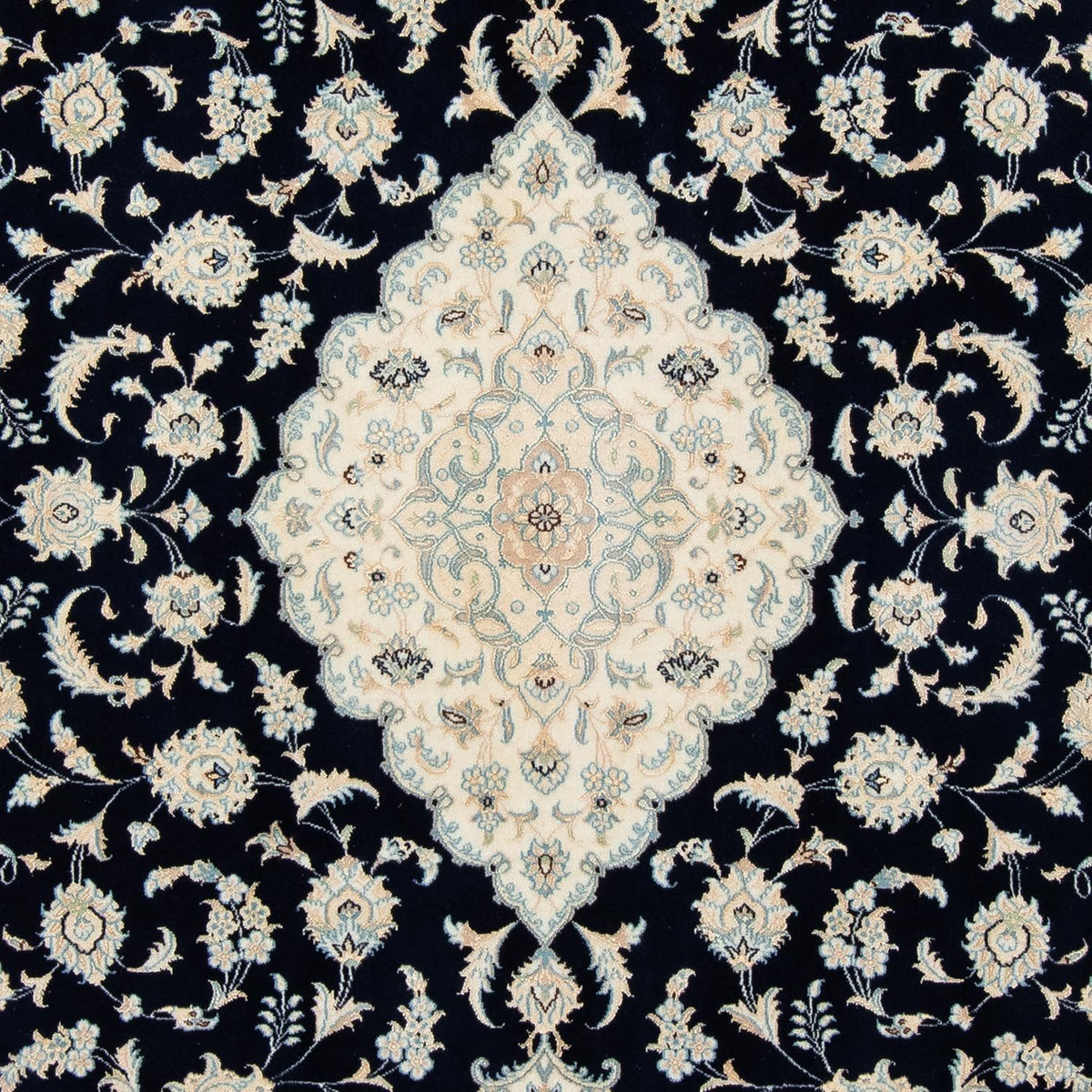 Alfombra Persa - Nain - Real - 300 x 204 cm - negro