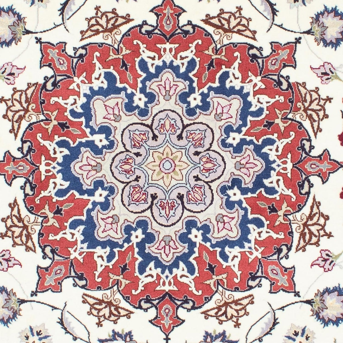 Alfombra Persa - Tabriz - Real - 194 x 154 cm - beige