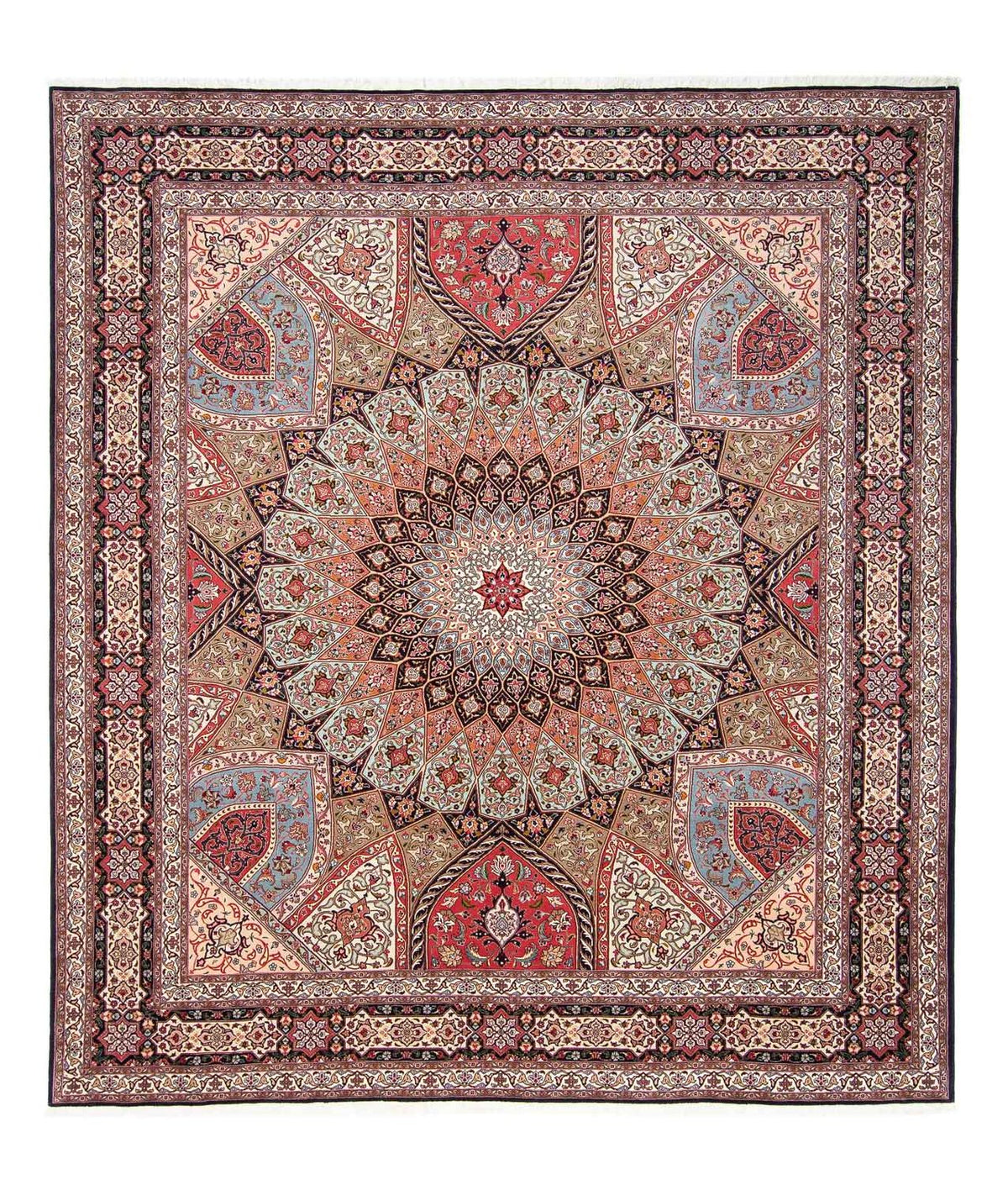 Alfombra Persa - Tabriz - Real - 297 x 255 cm - multicolor