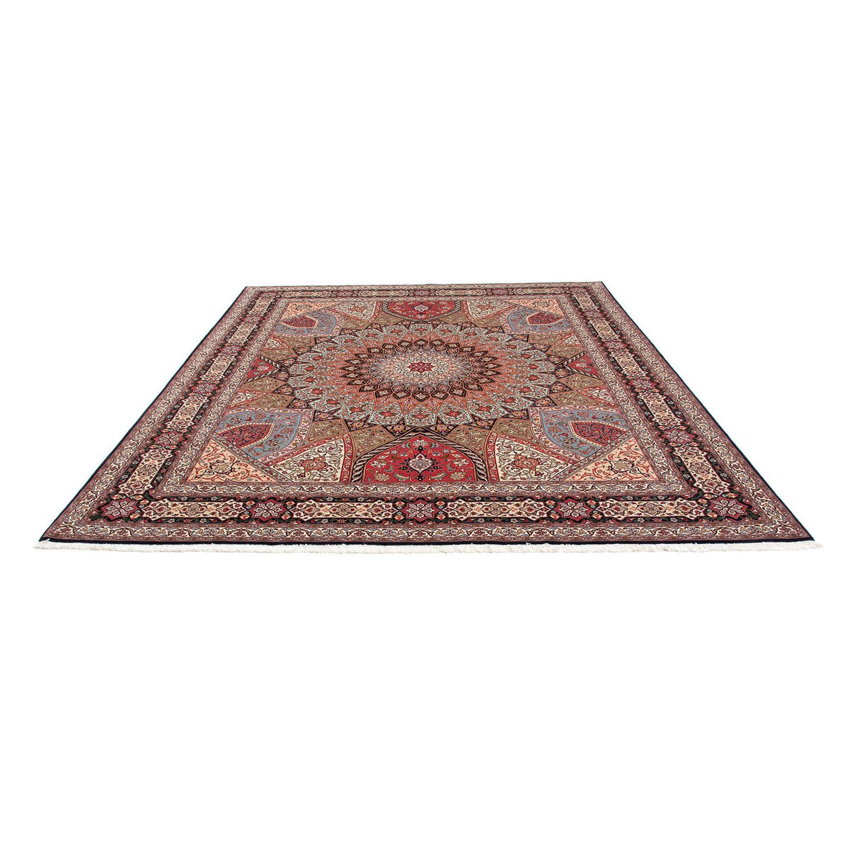 Alfombra Persa - Tabriz - Real - 297 x 255 cm - multicolor