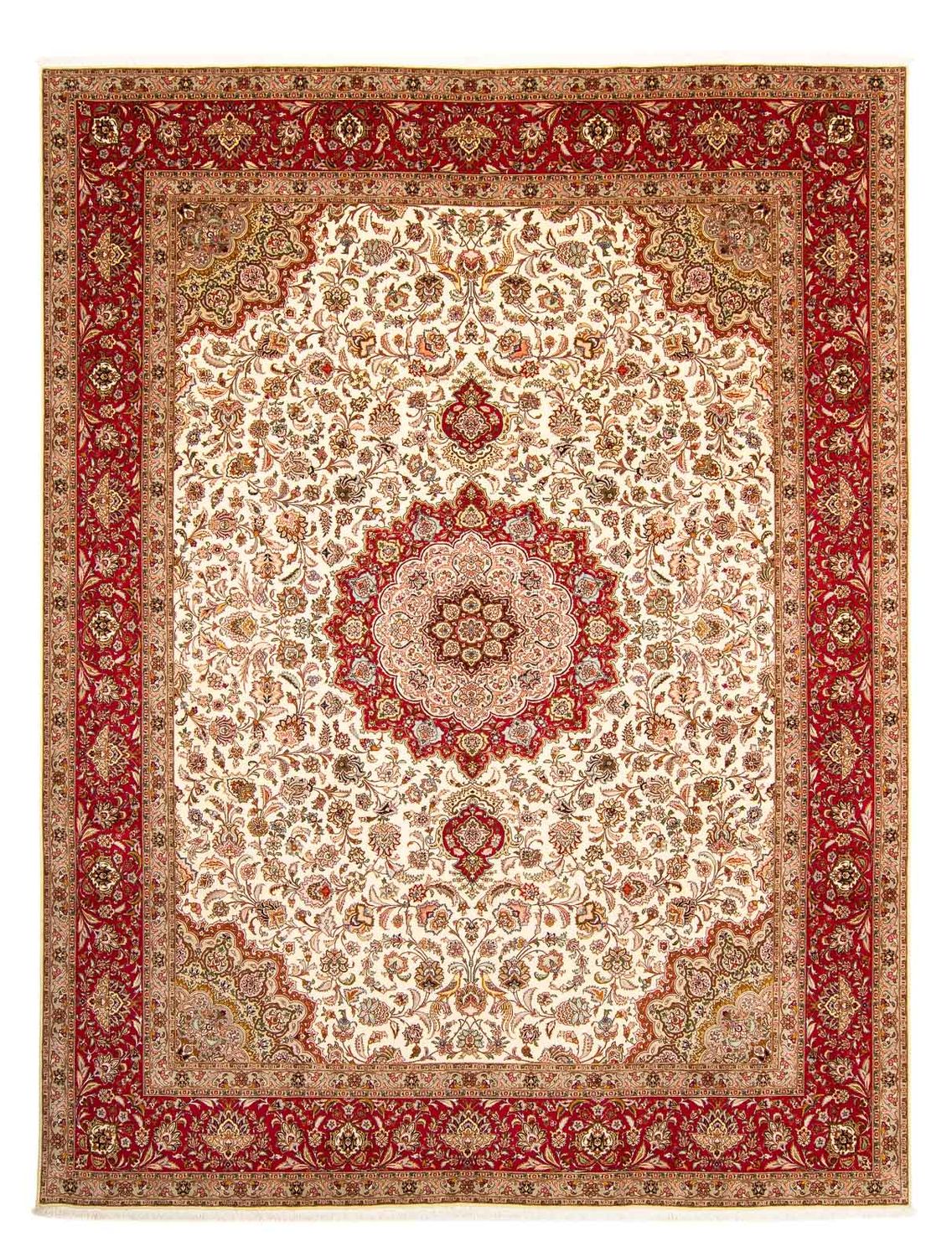 Alfombra Persa - Tabriz - Real - 400 x 302 cm - rojo