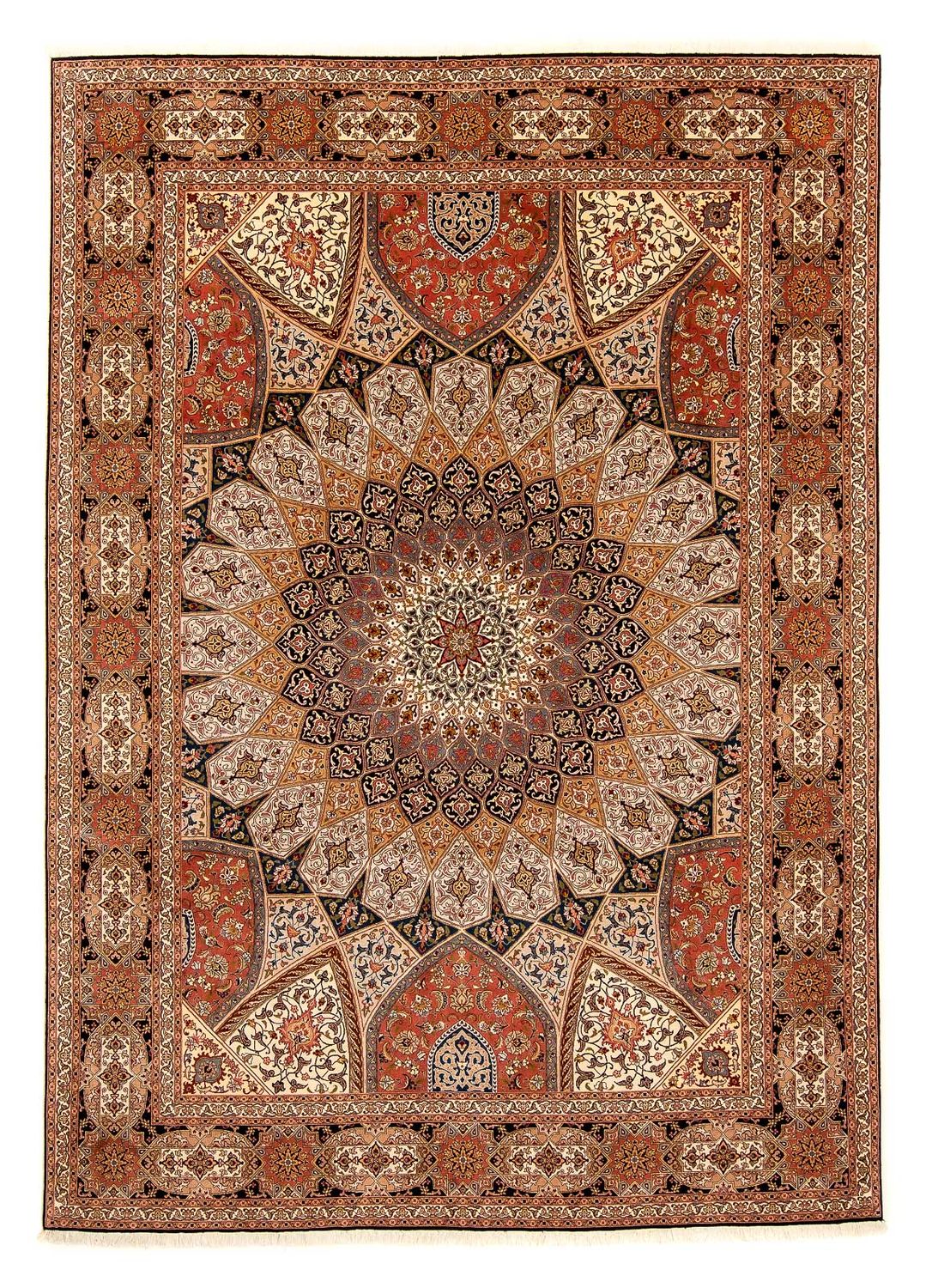 Alfombra Persa - Tabriz - Real - 351 x 253 cm - multicolor