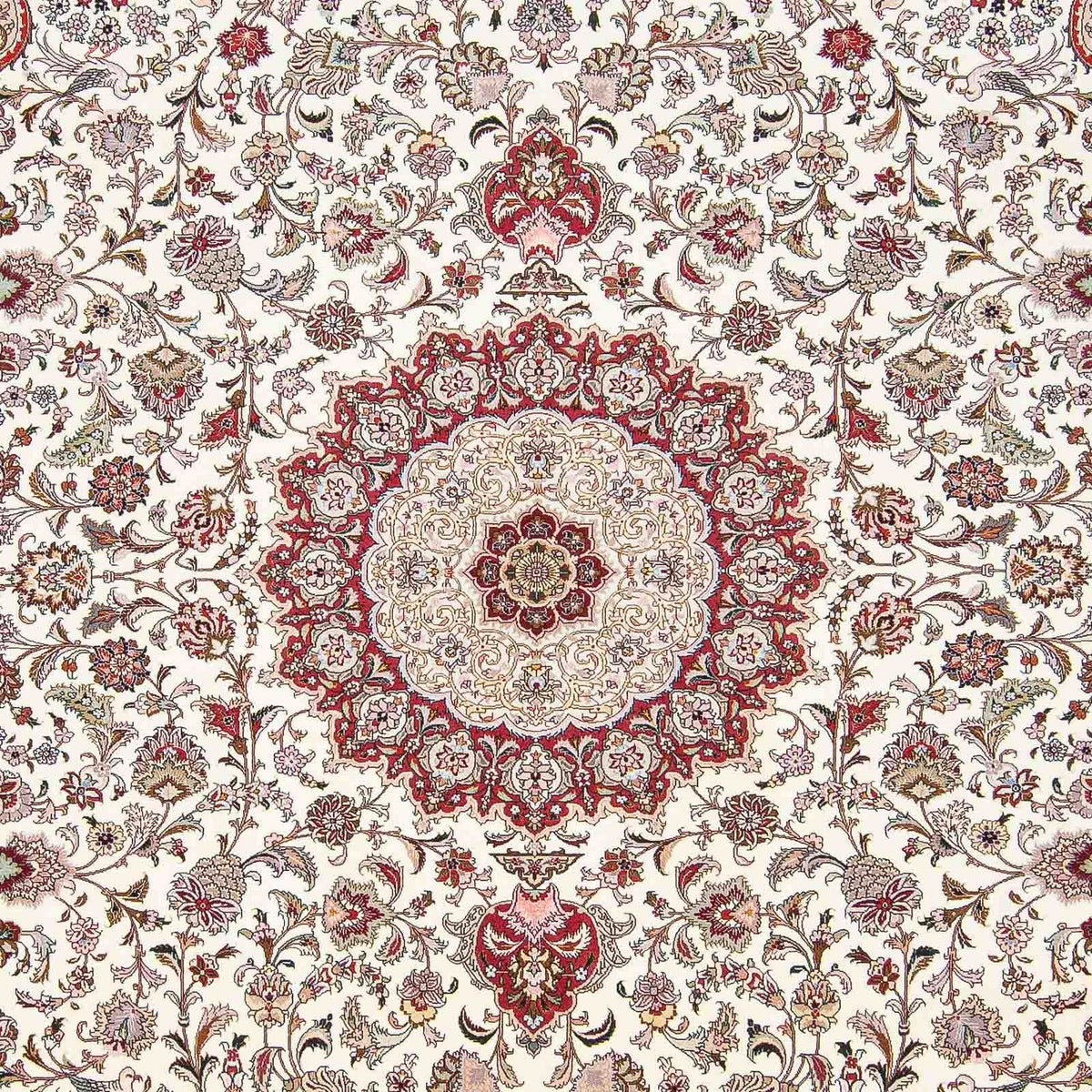 Alfombra Persa - Tabriz - Real - 299 x 251 cm - beige