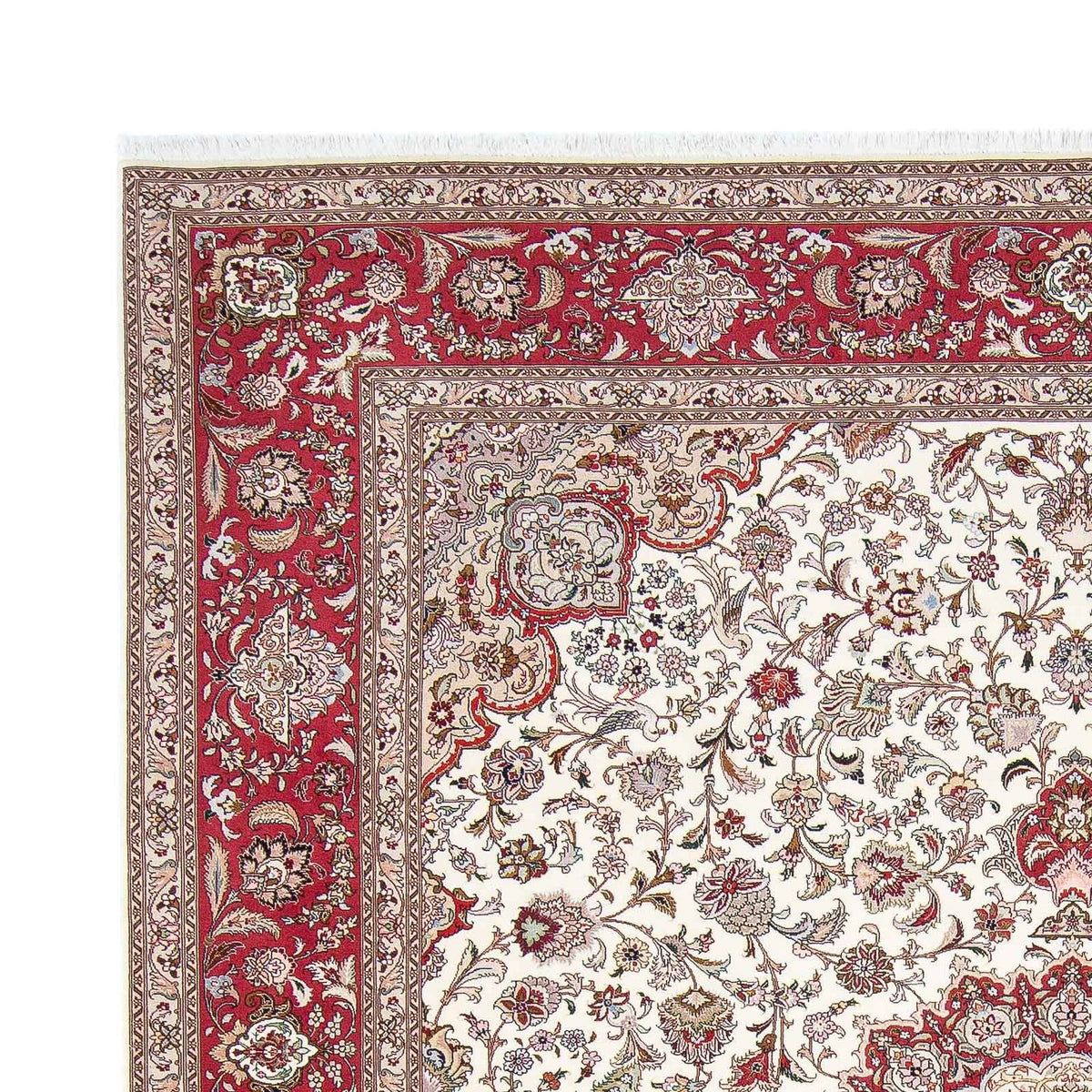 Alfombra Persa - Tabriz - Real - 299 x 251 cm - beige