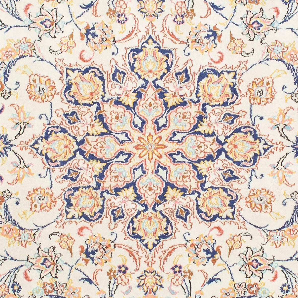 Alfombra persa - Ghom - 152 x 102 cm - beige