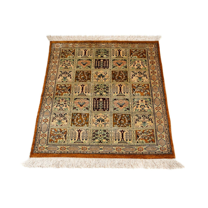 Alfombra persa - Ghom - 76 x 50 cm - multicolor