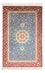 Alfombra persa - Ghom - 123 x 78 cm - azul claro